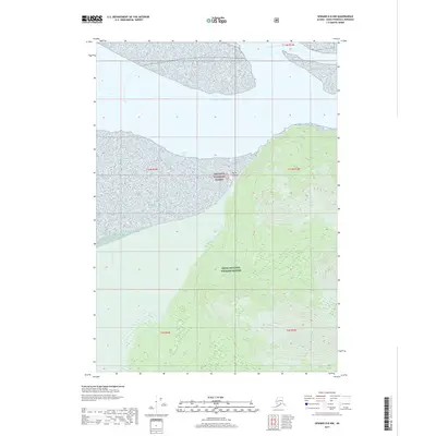 2017 Map of Seward D-8 NW, 2017 Print