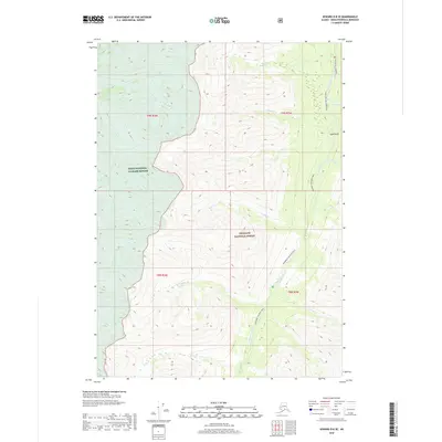 2018 Map of Seward D-8 SE, 2018 Print