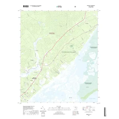 2020 Map of Sewee Bay, 2020 Print