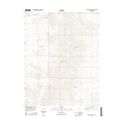 2014 Map of Sewing Machine Pass, 2014 Print