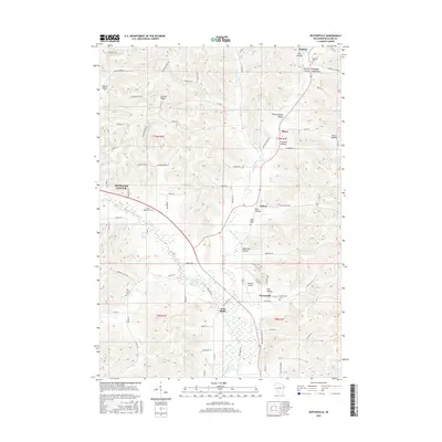 2016 Map of Sextonville, 2016 Print