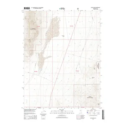 2014 Map of Seyler Peak, 2014 Print
