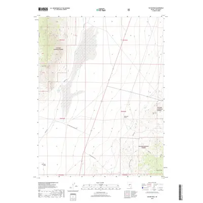 2018 Map of Seyler Peak, 2018 Print