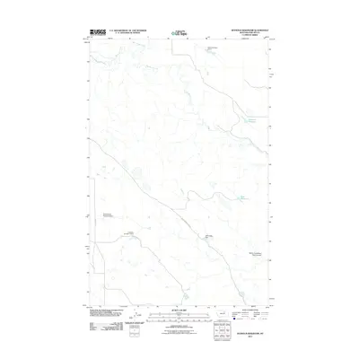 2011 Map of Seymour Reservoir, 2011 Print