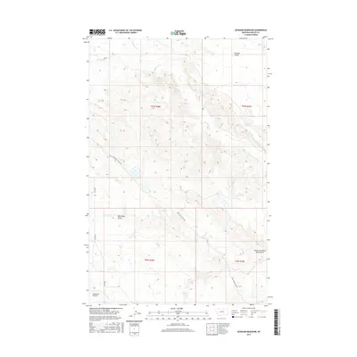 2017 Map of Seymour Reservoir, 2017 Print