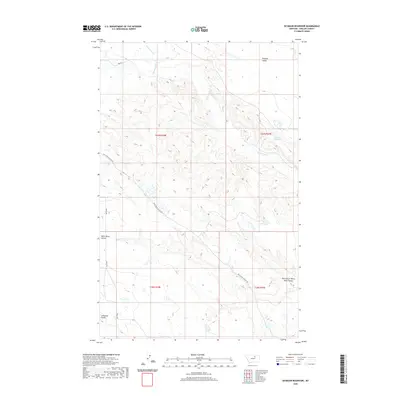 2020 Map of Seymour Reservoir, 2020 Print