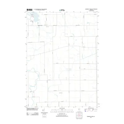 2012 Map of Shabbona Grove, 2012 Print