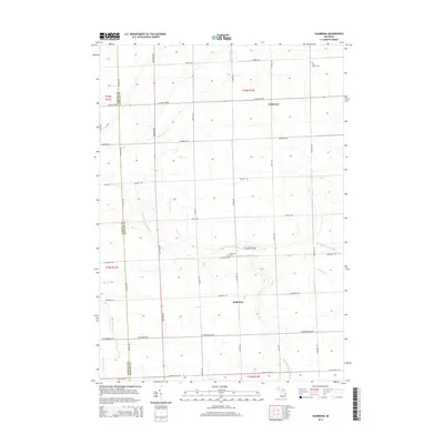 2014 Map of Shabbona, 2014 Print