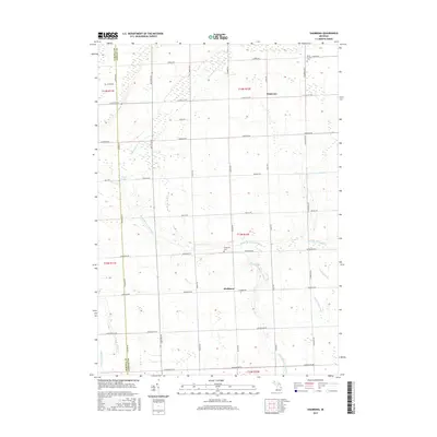 2017 Map of Shabbona, 2017 Print
