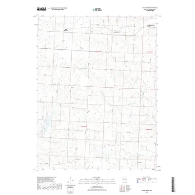 2017 Map of Shackleford, 2017 Print