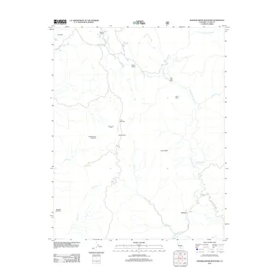 2012 Map of Shadequarter Mountain, 2012 Print