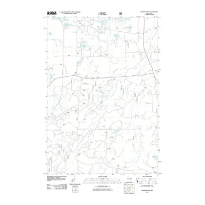 2011 Map of Shadow Lake, 2011 Print