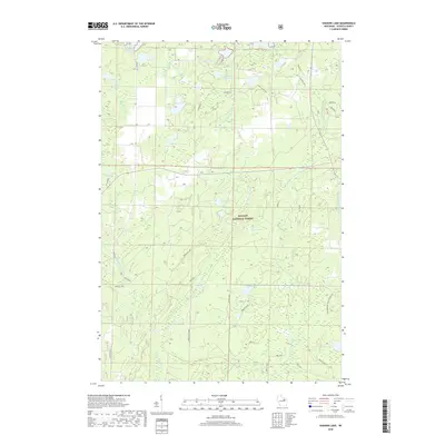 2018 Map of Shadow Lake, 2018 Print