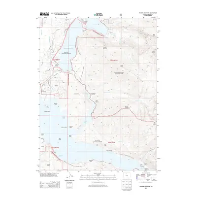 2013 Map of Shadow Mountain, 2013 Print