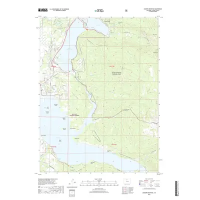 2019 Map of Shadow Mountain, 2019 Print