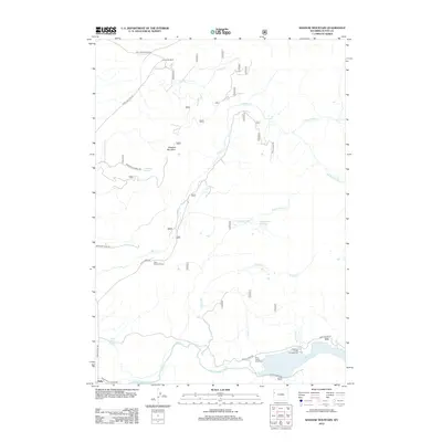 2012 Map of Shadow Mountain, 2012 Print