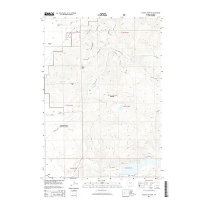 2015 Map of Shadow Mountain, 2015 Print