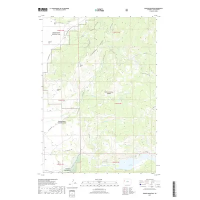 2017 Map of Shadow Mountain, 2017 Print