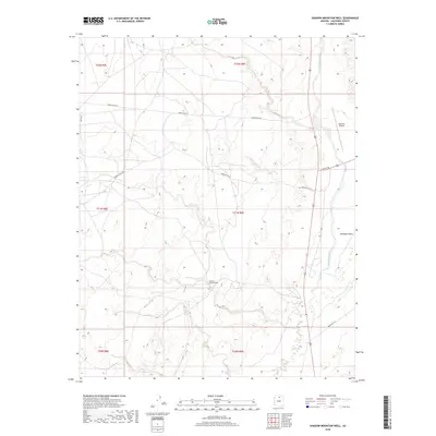 2018 Map of Shadow Mountain Well, 2018 Print