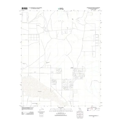 2012 Map of Shadow Mountains, 2012 Print