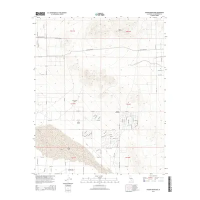 2015 Map of Shadow Mountains, 2015 Print
