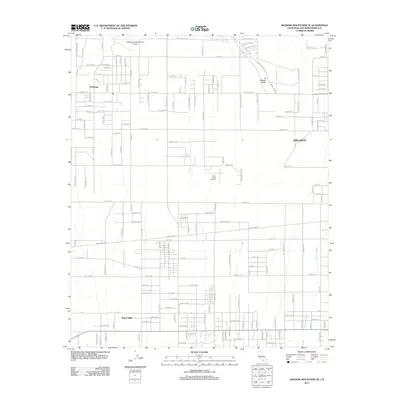 2012 Map of Shadow Mountains SE, 2012 Print