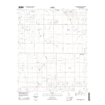 2015 Map of Shadow Mountains SE, 2015 Print