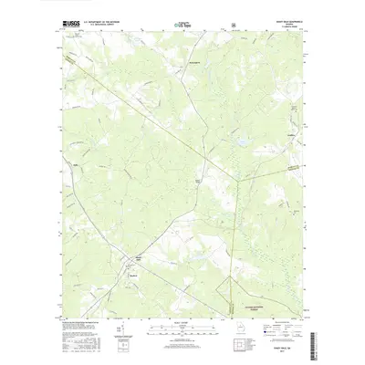 2017 Map of Shady Dale, 2017 Print