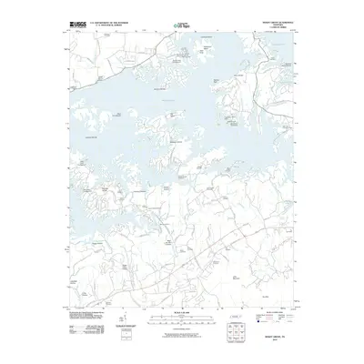 2010 Map of Shady Grove, 2010 Print