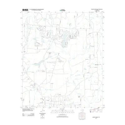 2012 Map of Shady Grove, 2012 Print