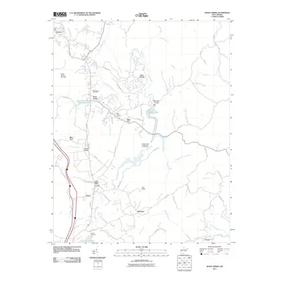 2011 Map of Shady Spring, 2011 Print