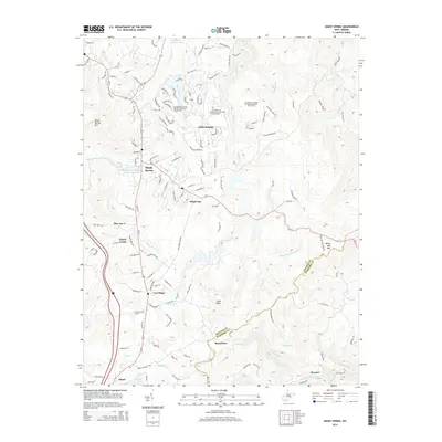 2014 Map of Shady Spring, 2014 Print