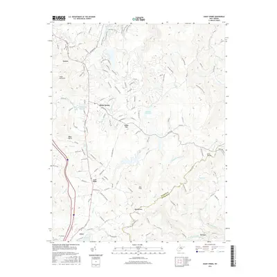2016 Map of Shady Spring, 2016 Print