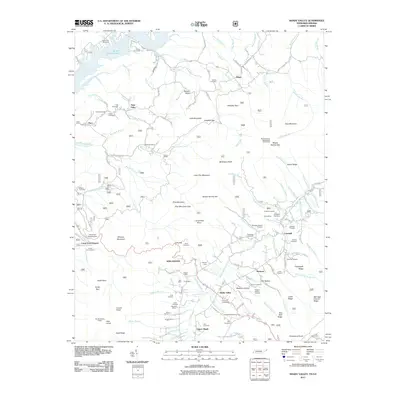 2011 Map of Shady Valley, 2011 Print