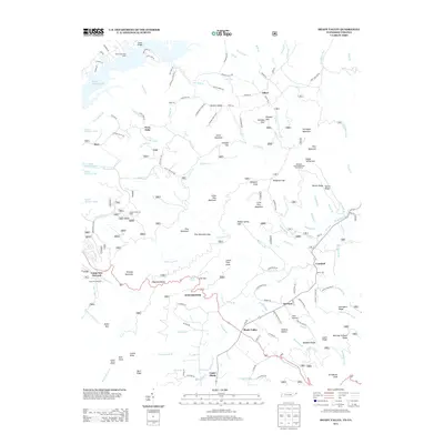2013 Map of Shady Valley, 2013 Print