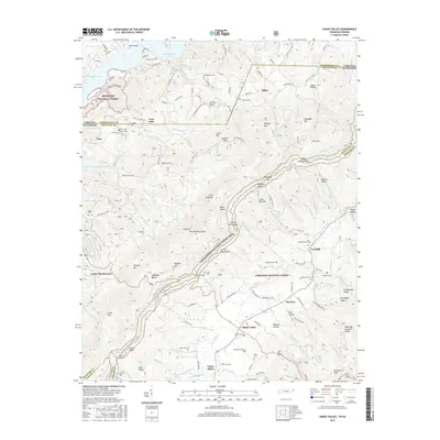2016 Map of Shady Valley, 2016 Print