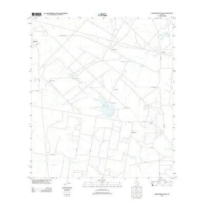2013 Map of Shaeffer Ranch, 2013 Print