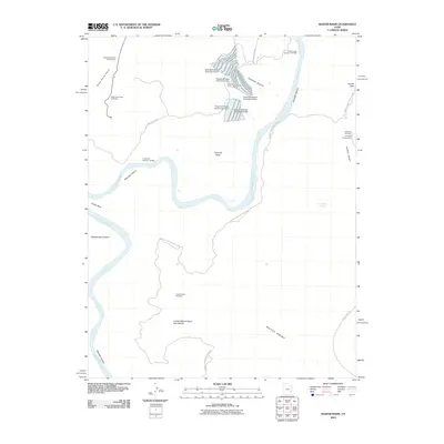 2010 Map of Shafer Basin, 2010 Print