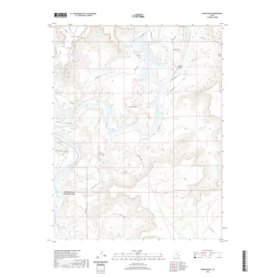 2020 Map of Shafer Basin, 2020 Print