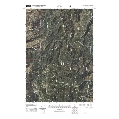 2011 Map of Shafer Butte, 2011 Print