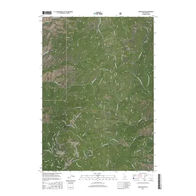 2017 Map of Shafer Butte, 2017 Print