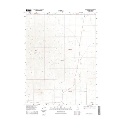 2015 Map of Shaffer Mountain, 2015 Print