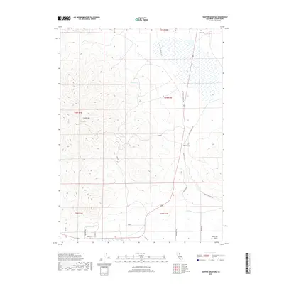 2018 Map of Shaffer Mountain, 2018 Print