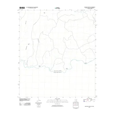 2010 Map of Shafter Canyon, 2010 Print