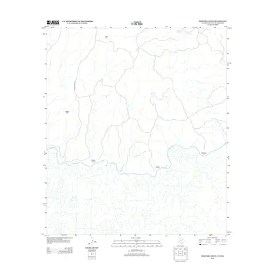 2013 Map of Shafter Canyon, 2013 Print