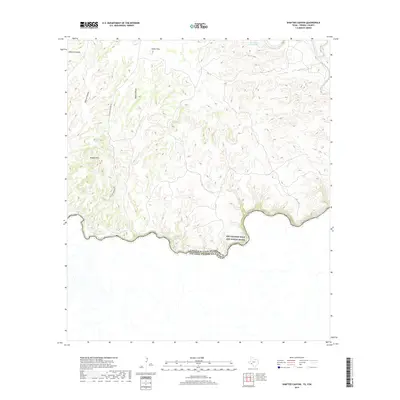 2019 Map of Shafter Canyon, 2019 Print