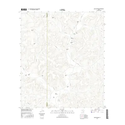 2016 Map of Shafter Draw, 2016 Print