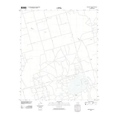 2010 Map of Shafter Lake, 2010 Print