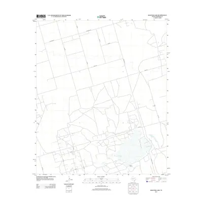 2012 Map of Shafter Lake, 2012 Print
