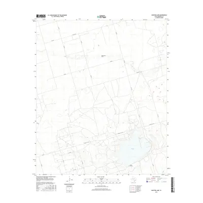 2016 Map of Shafter Lake, 2016 Print